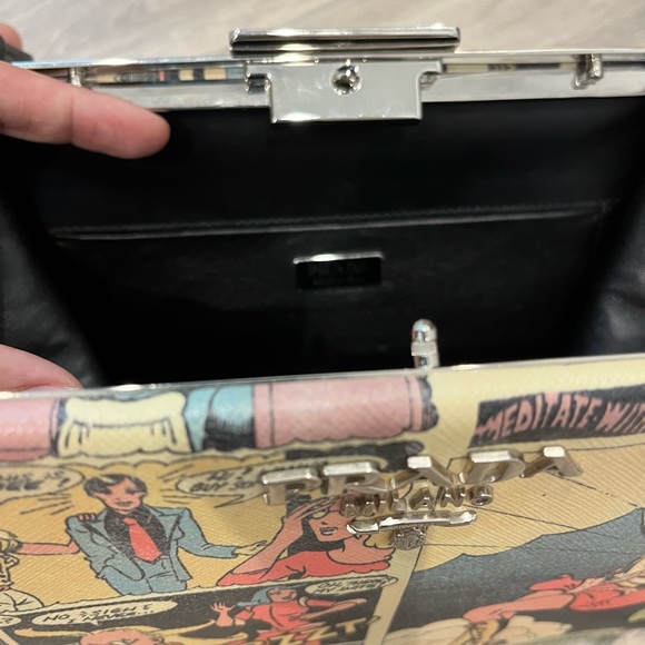 Prada comic print satchel - Picture 6 of 7